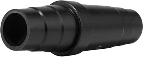Black Vacuum Hose Adapter Vacuum Cleaner Tool Adapter Vacuum Cleaner Hose Connector Vacuum Cleaner Hose Fitting ABS Material Vacuum Hose Reducer Vacuum Parts and Accessories,Hoses(5.67L x 1.24W)