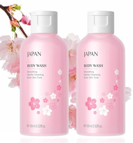 Japan Sakura Body Wash, Sakura Duschschaum, Sakura Schaum Duschgel, Kirschblüte Und Süßmandel, Spendet Der Haut Feuchtigkeit, Macht Sie Weich, Verleiht Der Haut Einen Kirschblütenduft (2)