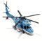Militär Hubschrauber Z-20J Bausteine Bauset, Groß Technik Kampfhubschrauber Modellbausatz, Sammlerstück Spielzeug Luftwaffe Flugzeug Klemmbausteine Geschenk für Erwachsener und Militärfans,Blau