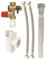 SOMATHERM FOR YOU - Kit Sicurezza Inox, Gruppo NF 20/27, Sifone 26/34, Tubo Scarico Estensibile, Scaldabagno, Installazione Facile, Accessori Sanitari, Acqua Aggressiva