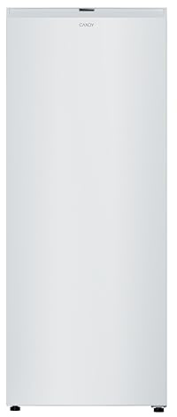 Candy Up Freezer 300 CNUQ2L513EW, congelatore verticale, larghezza 55 cm, 169 l, 3 cassetti, controllo meccanico della temperatura, gambe regolabili, illuminazione interna a LED, maniglia esterna, 37