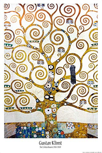 1art1 Gustav Klimt Poster Der Lebensbaum (Detail) Plakat | Bild 91x61 cm