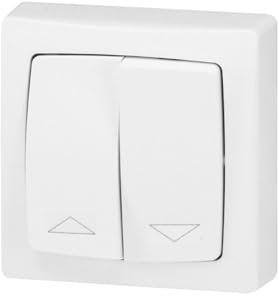 Interrupteur pour volets roulants Appareillage saillie composable - Blanc
