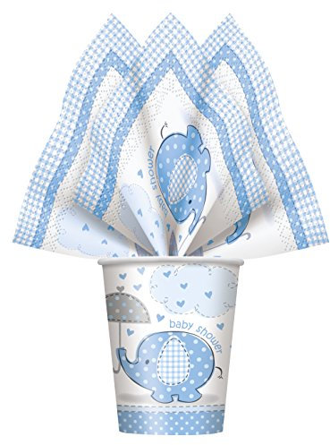 Unique Party 41692 party tableware Papierservietten, Papier, blau