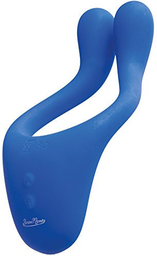 BeauMents Doppio, blau - Paarvibrator aus Silikon, 1 Stück