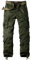 Jessie Kidden Men's Combat Camo Cargo Trousers Camouflage Army Military Tactical Work Pants #7533 Army Green-44