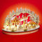 SIKORA LB68 beleuchteter Halbrunder 3D LED Holz Schwibbogen SEIFFENER Weihnachtsmarkt inklusive Trafo