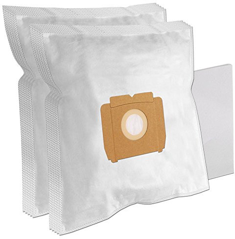10 Bolsas de aspiradora + Filtro para Wolf 1590, 1595; ZANUSSI 4415, 4416, 5000, Zan 2310