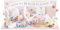 Pop Up 3D Panorama Karte Geburtstag Grußkarte Schwäne 10x23cm