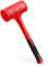 YIYITOOLS Dead Blow Hammer-45oz(3LB), Red and Black, Shockproof Design, No ReboundMallet Machinist Tools Unibody Molded Checkered Grip Spark and Rebound Resistant (YY-3-011)