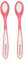 Kikkaboo Cucchiai Rilevatori di Calore Boo 2Pcs - Posate, Unisex
