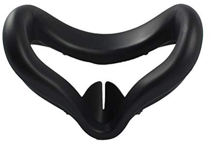 BSTOB Funda de Silicona VR Compatible con 2, Gafas para Auriculares, antisudor, Impermeable, Almohadilla para la Cara, Acolchado para los Ojos, Cubierta para Accesorios Q2 VR