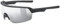 Uvex Unisex Sportbrille, Black Mat/Silver, Einheitsgröße