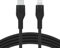 Belkin Câble USB-C vers Lightning BoostCharge Flex en silicone (1 m), certifié MFi (20 W), recharge Power Delivery pour iPhone 14, 13, 12, 11, Pro, Max, mini, SE, iPad, etc. (noir)