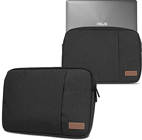 NAmobile Schutzhülle kompatibel für Asus Chromebook Flip CX3 (CX3400) Hülle Notebook Tasche in Schwarz Blau oder Grau Laptop 14 Zoll Case Cover, Farbe:Schwarz