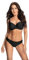 Selente My Secret D8077 Bikini Bademode Made in EU, Bügel-Top Schwarz, Gr. 80E/Slip 40