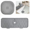 ZWZNBL 1 Pz Silicone Rubinetto Maniglia Drip Catcher Vassoio Silicone Lavandino Rubinetto Mat per Cucina Bagno Lavello Splash Guard Con 1 Pz Filtro Lavello
