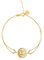 GIORO Etain 585 Gold Armband mit handgefassten Steinen