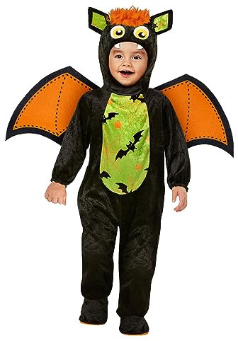 Morph Costume Chauve-Souris Enfant, Déguisement Halloween Enfant, Costume Chauve-Souris Fantaisie, 4-6 Ans