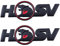 HSV Emblem Autoaufkleber Löwe Logo Auto Emblem für Tür Seitenkofferraum (Schwarz Rot)