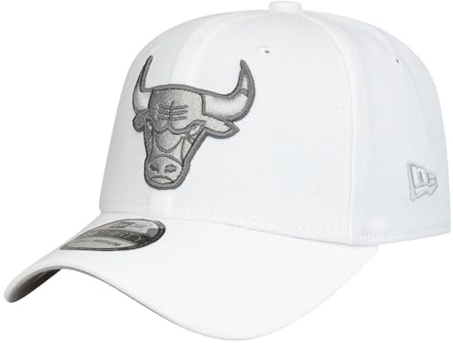 New Era 39Thirty Stretch Cap - Chicago Bulls Optic White S/M