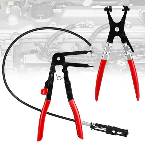 Pinza per Fascette Auto 2 pezzi Pinza Fascette Stringitubo per La Rimozione e l'installazione di Fascette Stringitubo di Fascette Stringitubo, Attrezzi Officina Meccanica Auto