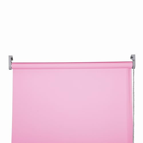 Apex Furnishings Pink Blackout roller blinds for windows, Thermal Insulated UV Protection Child Safety Trimmable Easy Fit Home office Window Blinds W 180cm x L 165cm