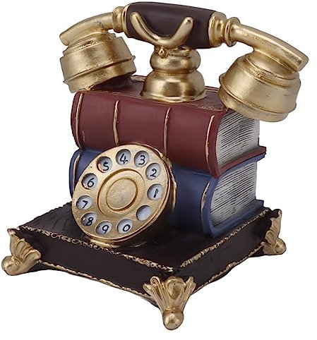 Retro-dekoratives Telefonmodell, Vintage-Telefon-Dekor Für Filmaufnahmen, Café, Fenster, Bar, Desktop-Dekoration (12,5 X 13,5 X 15,5 cm)