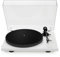 Triangle – Platine Vinyle Lunar 1 – Platine Vinyle Manuelle 33/45 Tours à Entrainement par Courroie – Cellule OM-5E intégrée - 420 x 112 x 330 mm - Blanc
