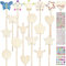 Winter Shore Zauberstab Holz & Edelsteinaufkleber Zum Kindergeburtstag Basteln (18er-Pack) - Prinzessin & Feen Geburtstag Deko - Magischer Kinder Mitgebsel Ideen