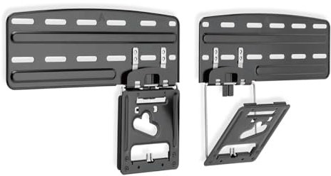 Ex-Pro Micro Gap Fixed TV Wall Mount fits most Samsung 43 to 85” Neo QLED, QLED (excluding Q80A) and Crystal UHD TVs up to 60kg, VESA & Universal 150x100 to 1200x800