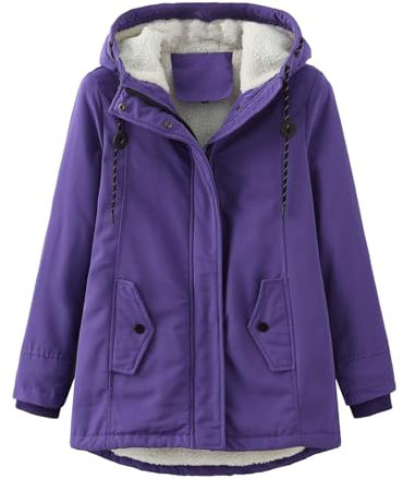 Cocila Winterjacke Damen Black of Friday Steppmantel Damen Leicht Damen Winterparka Gefüttert Trenchcoat Damen Blau Umstandsjacke Winter 3 In 1 Damen Sale Marken Blitzangebote