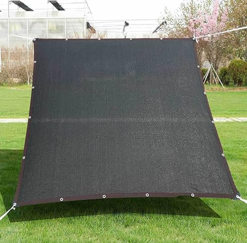 AuMarndi Filet Ombrage Sable Voile d'ombrage Rectangulaire Voile d'ombrage 3x3m Bache pour Pergola Toile d'ombrage Rectangulaire 2x4,black-2x2m