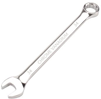 FLZOSPER 34mm Metric Wrench,12-Point Box End Head Combination Wrench Spanner