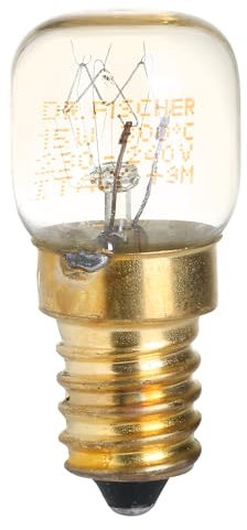 Masterpart Cooker Oven Lamp 15W SES Pygmy Bulb 300 Degree Heat Resistant Glass to Fit Hotpoint Cookers & Ovens