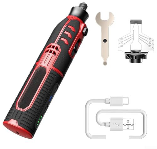 Mantenete facilmente le lame della motosega con questo affilacatene elettrico compatto alimentato a batteria