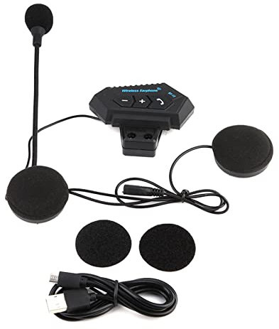 Cocoarm Motorcycle Helmet Headset Helmet BT Headset BT-12 Motorcycle Helmet Headset V4.1 + EDR Hi-Fi Headphones Motorcycle Helmet Headset, Up to 8 Hours Playback