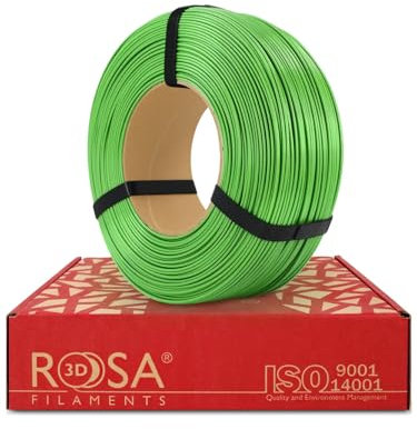 ROSA 3D ASA Filament 1.75 mm für 3D Drucker - Druckmaterialien 3D Drucker Technische Filament - 3D Printing Materials 3D Drucker Zubehör - Grün Refill 1 kg