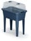 Jardinière surélevée pour balcon avec couvercle - Serre - Serre - Jardinière pour plantes - Jardinière pour légumes - Jardinière pour légumes - Pot de fleurs - 60 cm