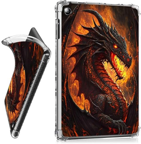 RWUTYTIUL Funda transparente para tablet Amazon Kindle Fire Max 11 (13ª generación 2023) de 11 pulgadas, carcasa protectora transparente a prueba de golpes, ligera, accesorios de TPU para mujeres y