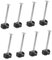Abaodam 8 Sets Trampoline Replacement Screws Durable Falling Trampoline Nuts for Enhanced Stability Easy Installation for Outdoor Use