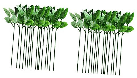 YOSADIER 40 Pezzi Artificiali con Rosa per Composizioni Fai da Te Materiale per Decorazioni Feste e Casa Facili da Usare per Creazioni Uniche