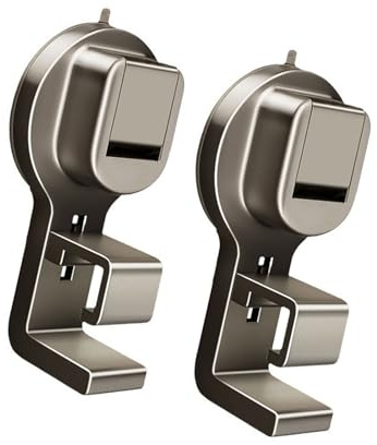 Uqezagpa Gancio da parete a ventosa per lavabo, ganci rimovibili per bagno, finestra, porta in vetro