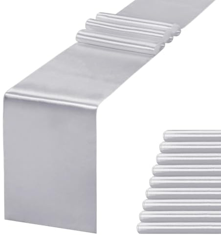 Bosiyrggrl 10 Pack Table Runners Tablecloth Used for Parties, Weddings, Birthdays, Banquets and Decorations. A