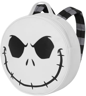 Disney Nightmare Before Christmas Bone-Runder Rucksack, Weiß