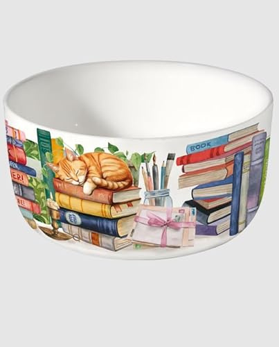Maass Schale Bücherliebe, 700 ml, Booklover, Bücher lesen, Müslischale, Gebäckschale