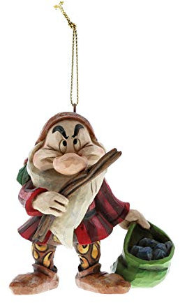 Disney Tradition A9042 Brontolo Sospensione Resina, Design di Jim Shore, 7 cm