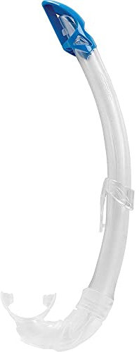 Cressi Unisex Erwachsene Mexico Schnorchel, Trasparente/Blau, Einheitsgröße