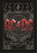 Heart Rock Bandiera Originale AC/DC - Black Ice Tessuto, Multicolore, 110x75x0.1 cm