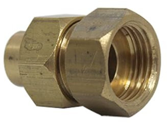 Anjou Connectique - Raccord laiton à souder - 1 Raccord union 3 pièces F 340 GCU 1/2(15/21)-12